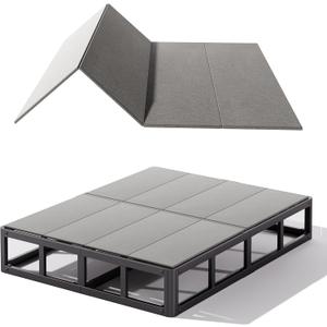 RLDVAY Bunkie Board Full, Improve Comfort and Support 8mm (Thickness), Bunky Board for Mattress/Bed, Noise Minimizing, Easy Assemble Bed Boards for Under Mattress Support