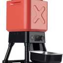 14L Automatic Dog Feeder for Large Breed  Extra Large Capacity, Anti-Blockage, Timed Auto Dog Food Dispenser, Dual Power Supply, Stainless Steel Bowl