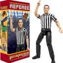 Figures Toy Company Ultimate Three Counting & Talking Wrestling Referee Action Figure with Deluxe Articulation for Wrestling Action Figures