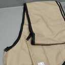 X AUTOHAUX Bimini Top Storage Boot Cover with Light Hole Boat Bimini Storage Bag 600D Polyester Canvas Sun Resist Universal for 3 Bow 4 Bow (91"-96"W, Beige)