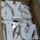 LED Letter Lights Signs, Marquee Letters with Lights Warm White Light Up Letters for Outdoor Club Christmas Valentine Birthday Wall Night Light Decor:L,Y,S,A,M,U,I