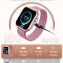 Smart Watch for Women Men Fitness: Smartwatch for iPhone Android with SpO2 Blood Oxygen/Heart Rate Monitor, Sleep Tracking, Bluetooth Calls , 120+ Sports Modes, IP68, 2 Bands 30-Day Battery Life