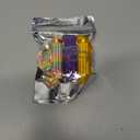 Little Ouchies Pain Fidget, Pain Stim Fidget for Stress Relief & Focus, Little ouchies, Mini Fidget Toys, 3D Printed with Hard Spiky Fidget Massage Keychain (Rainbow+Gold+Purple)