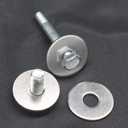 304 Stainless Fender Flat Washer Large Assortment Set for Screw Hardware Lock 75pcs (M4 M5 M6 M8 M10), with Case