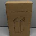 3 Pack Bathroom Trash Can 2.6 Gallon Small Touchless Automatic Motion Sensor Trash Cans Slim Waterproof Garbage Bin with Lid for Kitchen, Office, Bedroom White