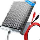 POWOXI 12V 1.7W Solar Panel for Deer Feeder Waterproof Solar Battery Charger with Mounting Bracket Alligator Clip Feeder Solar Panel 12 Volt