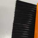 Broom and Dustpan Set for Home, Broom and Dustpan Combo for Office, Long Handle Broom with Upright Standing Dust pan,Indoor&Outdoor Sweeping (Gray&Orange)