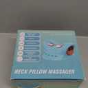 Neck Massager 2026 Deep Tissue Massage with Heating and Vibration Neck massager-3D deep Tissue Massage for Shoulder and Back, Portable Cordless with Type-C Charge,Home Office Car Use (Blue)