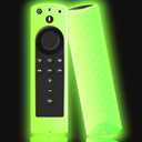 Covers for Alexa Voice Remote for Fire TV Stick 4K, Fire TV Stick, Fire TV Shockproof Protective Silicone Case - Glow in The Dark Green