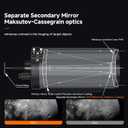 SVBONY MK127 Telescope for Adults Astronomy, 127mm Aperture f/11.8 Maksutov Cassegrain OTA, Dual-Speed Focusing Catadioptric Telescope for Planetary Visual, Nebula Star and Cluster Astrophotography