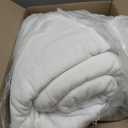 Vuwuma 45" x 60" Natural Cotton Quilt Batting for Quilting Fabric Sewing Crib Size