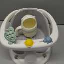 Baby Bath Seat for Babies 6 Months & Up - Bathtub Seats for Babies Sitting Up with Rinse Cup, Non-Slip, Comfortable, Infant Bath Essentials, Gray