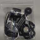 Long Hair Mannequin Head with Curly Human Hair for Hairdresser and Stylist Training, Durable Black Training Head for Hairstyling Practice