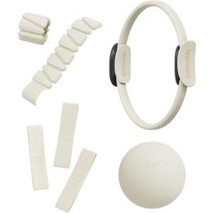 BetterMe Bubble Butt Kit – Pilates Ring, Weight Bands, Soft Ball & Loop Bands – Glute Training Pilates Kit for Women – Home Workout Pilates Equipment Set