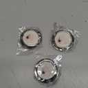 XSUIOY 3Pcs Personalized Initial Foldable Purse Hook for Table,Crushed Flower Letters Folding Purse Hanger,Purse Holder Handbag Hanger Collection Desk Table Bag Hooks Gifts for Women Bag(Pink-A)