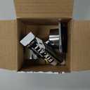 YDmeet Shower Head Holder, Adjustable Handheld Brass Shower Head Bracket, Wall Mount Holder, Drill Free Glue Installation (Polished Chrome)