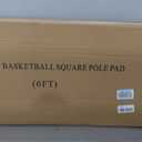 Basketball Pole Pad 72" Tall and 2"&4" Thick Fits 4"x4",5"x5",6"x6" Pole All-Weather Durable UV-Resistant Waterproof Square Basketball Pole Padding for Player Protection and Safety