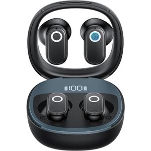 AI Translation Earbuds Real Time, 139 Language Translator Earbuds OWS 3-in-1 Translation Headphones, Translation Device for Travel Business Learning Compatible with iOS and Android, Black
