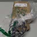 Iporovon Industrial Table Lamp for Bedroom, Small Table Lamps for Bedside with Wire Switch, E26 Socket Base, Modern Nightstand Lamp for Living Room, Reading, Office, Bulb Not Included., Black 