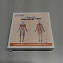 IEADEN Precut Kinesiology Tape for Thumb (Left Hand), 40 Pcs - Thumb Support & Stability, Thumb Pain Relief Athletic Tape - Waterproof & Elastic, Breathable Hypoallergenic Latex-Free Tape, Blue