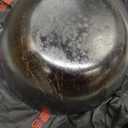 WANGYUANJI Carbon Steel Wok with Lid, 8.7" Small Mini Wok Pan, Thickened Heavy Duty Flat Bottom for Deep Frying, Camping & Solo Meals, Induction Ready, Seasoning Required, Traditional Pow Skillet (Black)