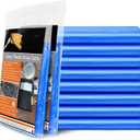 10 Piece Blue Painter Plastic Drop Cloths Sheet,Waterproof Anti-dust Furniture Cover,9x12 Feet Disposable Tarp for Painting for Couch Cover and Furniture Cover