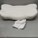 Mellow Cloud Alignment Pillow Ergonomic Support for Neck & Spinal Alignment, Dual Height, Adjustable Fill, Machine Washable Cover