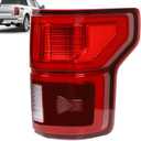 Nakuuly LED Tail Light with Blind Spot Compatible With Ford F150 2018 2019 2020 Right Passenger Side Taillight Rear Brake Lamp Signal Assembly with Bulb # KL3Z13404B(Module NOT Included)