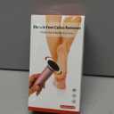 Electric Foot Callus Remover, Electric Foot Filer with 60 Pcs Replacement Sandpaper, Self-Adhesive Foot Sander with 360 Rotation, Aluminum Shell, Large Filing Area, and Adjustable Speed Controller