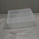 CD Storage Box, Stackable Clear Plastic CD Organizer
