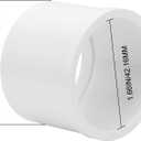 10Pack 1-1/2"x 1-1/4" PVC DWV Reducing Bush Adapter Pipe Fitting SCH40 PVC Reducer Bushing (Socket x Socket) PVC Pipe Reducing Bushing Fitting for Home Sewer Plumbing
