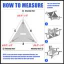 Royal Shade 14' x 14' x 19.8' Brown Right Triangle Sun Shade Sail RS-SLT, 95% UV Blockage, 200GSM Commercial Standard Heavy Duty, Water & Air Permeable Canopy Mesh for Patio