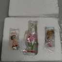 Department 56 Dr. Seuss Grinch Village Accessories Grinch, Max and Cindy Lou-Who Figurine Set, 3pc Set, Various Sizes, Multicolor