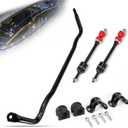 55398938AC Front Suspension Stabilizer Bar with K80894 Sway Bar End Links, Fit for 2009-2018 Dodge Ram 1500 2019-2022 Ram 1500 Classic 4WD, W/Bushings&Retainers&Screws Replace 55398938AB