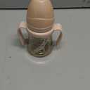 GROSMIMI Spill Proof no Spill Magic Sippy Cup with Straw with Handle for Baby and Toddlers, Customizable, PPSU, BPA Free 6 oz (Peach)