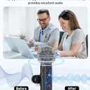 GoorDik Wireless Lavalier Microphone for iPhone, Android, USB C, PC, Camera Video Recording 4 in 1 Clip-on Mics with Rotatable Clip&Denoise Recording, for Vlog Tiktok YouTube Podcast Content Creator