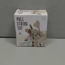 GOPO TOYS Baby Airplane Toys  Montessori Silicone Pull String Fidget for Babies 18 Months+  Travel Toy for Plane, Car, and Stroller  Teether & Sensory Play