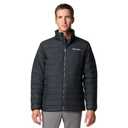 Columbia Mens Powder Lite II Insulated Puffer Jacket, Black, Medium