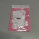 2 x GUIFIER 30 Pack Mini Satin Ribbon Bows with Adhesive Glue Pads, Pretied Bows, Ribbon Bowknot Flower for DIY Crafts Sewing Scrapbooking Wedding Birthday Party Favors, Home Decor, Cake Pops (White)