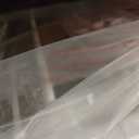 29"-51" Baby Gate for Stairs, Auto Close Stroller Friendly Dog Gate Indoor for Doorways, Pressure Mounted Baby Gate, Easy Walk Through Gate for Children & Pets, White (29-51"Wide, 28"Tall)