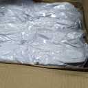 VEVOR 100 Pcs White Chair Covers Polyester Spandex Chair Cover Stretch Slipcovers for Wedding Party Dining Banquet Flat-Front Chair Covers