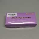 Afro Kinkys Bulk Human Hair 613# 4C Kinky Braiding Hair for Dreadlocks 10 Inch 613 Blonde Human Cuban Twist Hiar for Loc Repair, Dreadlock Extensions, Mini Twists, Braids