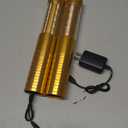 Bottle Service Lights Bottle Sparklers Rechargeable Bottle Girl Lights 2 Pieces Bottle Service for Bar Nightclub Concert Birthday Wedding Party Outdoors Strobe Baton (2-gold-white)