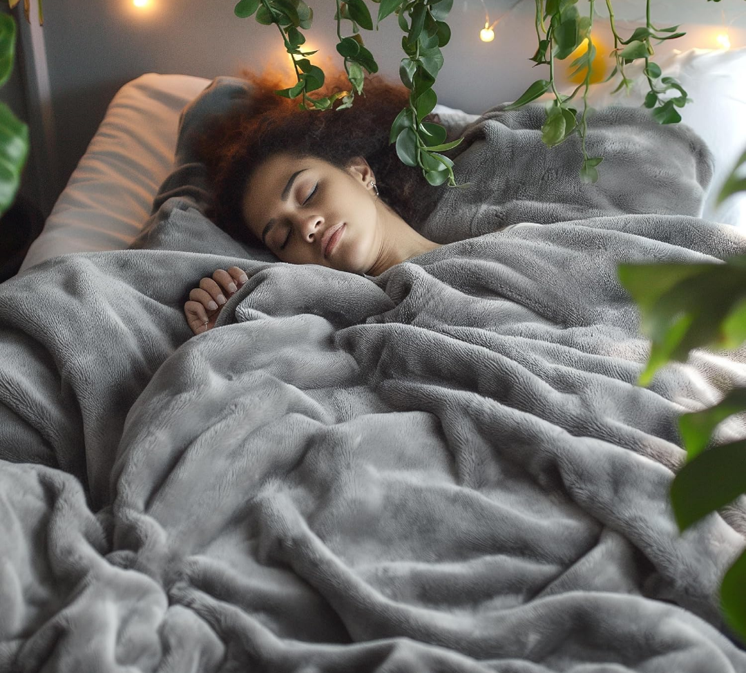 Bedsure Fleece Bed Blankets Full Size Grey - Soft Lightweight Plush Fuzzy Cozy Luxury Blanket Microfiber, 84x90 inches