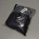 Milumia Men's Casual Button Up Shirt Pocket Short Sleeve Colorblock Blouse Tops (Medium, Black and Brown)