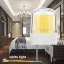 Lxcom Lighting G8 LED Bulb Dimmable 5W Light Bulbs 40W Halogen Bulb Replacement Daylight White 6000K T4 JCD Type G8 Bi-Pin Base for Kitchen Under Cabinet Counter Lighting, AC110V(4 Pack)