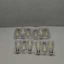 Edison Bulbs 60 watt Equivalent LED, E26 LED Bulb Non-Dimmable, 4000K Daylight White, ST58 Vintage Light Bulbs, 90+ CRI, 6W 600LM, E26 Medium Base, Clear Glass, 12 Pack