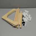 Adjustable Embroidery Table Stand,Cross Stitch Hoop Stand,Wood Embroidery Holder,Cross Stitch Frame for Lap or Table Top Cross Stitch or Tapestry Needlepoint Embroidery,2 Sizes Rod ( 11.8" and15.75)