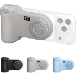 Belkin Stage PowerGrip Magnetic Wireless Charging Camera Grip, Sand