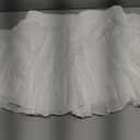 Women's Flowy Shorts Casual Linen Boho Ruffle Mini Skirts Pleated High Waist Cute Butterfly Skorts with Pocket for Women Summer Trendy, White-S